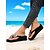 billige Ferietøfler-dameglittersommerfugl-plattformflip-flops – fargerike strandsandaler for sommer, ferie og moro ved bassengkanten