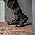 baratos Calçado-Medieval Renascentista Sapatos Botas Longas Botas sem salto Homens Celta Pirata Dia Das Bruxas Baile de Máscaras Espetáculo LARP Ren Faire Adulto Sapatos