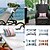 baratos travesseiro e capas ao ar livre-Capa de Almofadas Impermeáveis para Exteriores Almofadas Bohemian Almofadas de Jardim Abstratas Capa de Almofadas com Zíper Invisível Almofadas Decorativas para Sofá Pátio Decoração para Casa