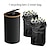 cheap Recycling Bin-Recycling Bin for Kitchen Indoor Home, 100L D-Shaped Foldable Trash Can with Bamboo Frame, Oxford Fabric, Removable Polyester Inner Bags, 5 Rod Support, Ideal Waste Sorter for Bedroom Dorm Hotel
