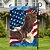 abordables Drapeaux et banderoles de jardin-Drapeau de jardin du 4 juillet jour de l'indépendance drapeaux de jardin 12 x 18 pouces petits drapeaux de jardin pour l'extérieur drapeaux extérieurs drapeaux de jardin de vacances pour toutes les