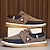 billige Sneakers til herrer-herrebrune og marineblå casual joggesko med moderne design – trendy, allsidige, egnet for både uformelle og semi-formelle anledninger