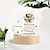 preiswerte Erinnerungsgeschenk-Personalisierte Gedenktafel für Haustiere aus Acryl in Herzform, individueller Hundefotoblock und Pfotenabdruck als Andenken, Beileidsgeschenk bei Verlust eines Haustiers, Tischdekoration für