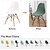 abordables Funda para silla de comedor-Funda para silla de comedor Century Modern Shell, funda para silla de tela polar para el hogar, fundas elásticas para asiento de silla.
