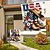 cheap Garden Flags, Banner-4th of July Independence Day Garden Flag 12 x 18 Inch Yard Flags, Small Garden Flags for Outside,Memorial Day Outdoor Flags, Holiday Garden Flags for All Seasons