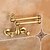 levne Kuchyňské baterie-Kuchyňská vodovodní baterie - Jedna rukojeť, dva otvory Galvanicky potažený Plnička hrnců Baterie na střed Retro Kitchen Taps