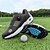 preiswerte Herren Golfschuhe-Weiß-blaue Golfschuhe für Herren mit atmungsaktivem Mesh-Obermaterial – erstklassiger Komfort und Stabilität für Golfbegeisterte