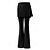 abordables pantalon à jambe évasée-Pantalon de yoga fusées éclairantes Femmes 2 en 1 Yoga Fitness Pilates Pantalons Leggings Des sports Tenues de Sport Micro-Élastique Noir Kaki