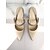 economico cocktail-Scarpe con tacco a spillo da donna in raso color champagne con strass - eleganti tacchi a spillo a punta per cocktail party e occasioni formali