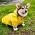 baratos capa de chuva-Capa de chuva impermeável para cachorro, poncho com capuz, capa de chuva para animais de estimação com furo para guia para cães pequenos, médios e grandes