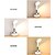 economico Lampade da scrivania-Lampada da scrivania a LED con ventola, lampada da scrivania per dormitorio universitario, 3 temperature di colore, porta di ricarica USB, lampada da scrivania pieghevole regolabile con orologio,