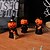 billige Halloween hengende og borddekorasjoner-3 stk/sett halloween mini gresskar djevel gentleman harpiksfigursett, skummel hjemmefest borddekor, harpiks håndverkspynt