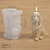 baratos Mofo-Molde de silicone tridimensional de 8 peças para cachorro, animal, gesso, argila, suporte para velas