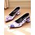 abordables Années 1950-Escarpins à talon bloc et bride arrière à imprimé floral pour femmes – chaussures élégantes en cuir verni à bout pointu pour mariages, garden-parties et tenues printanières