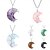 abordables Colliers-Collier en pierre chromée pour femme, élégant, simple, luxueux, classique, pour Noël, anniversaire, mariage, invité