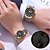 abordables Montres à quartz-il s&#039;agit d&#039;une montre de couple élégante avec deux cadrans numériques ronds et des bracelets en acier inoxydable dotés d&#039;un affichage de date lumineux étanche IPX7 du lundi au dimanche. c&#039;est un