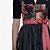 voordelige Dirndl-Dames Bloemige Dirndl Jurk met Schort Oktoberfest Beierse Carnaval Bierfestival Trachtenkleid Traditionele Stijl