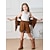 economico Costumi Professionali e Uniformi-Costume di Carnevale Gioco di ruolo di carriera 2026 Abiti Cowgirl Cosplay Frange Bambini Ragazze Halloween Carnevale Performance Vestirsi in modo educativo Vestiti per eventi scolastici Vestirsi