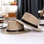 economico Accessori e altro-Cappello da sole da uomo in lino, Panama, a tesa piatta, stile jazz britannico, con protezione solare, da gentiluomo