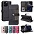 preiswerte Handyhülle für iPhone-Handyhülle für Samsung Galaxy S24 S23 S22 S21 Ultra Plus A55 A35 A25 A15 5G A54 A34 A14 A73 A53 A33 A23 A13 A72 A52 A42 A32 A22 A12 A02 Brieftaschenetui mit Ständerhalter Reißverschluss