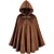 baratos Capa &amp; Capa-Medieval Hoodies Robe Normal Moderno Sem Colarinho Adulto Capa Todas as Estações