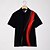 preiswerte Geometrisches Poloshirt für Herren-Herren Geometrisch Linie Polo Kurzarm Polo-Shirts Hemden mit Kragen Lässig Schule Outdoor Alltagskleidung Hauskleidung 3D-Druck Sommer Rote Blau Grün