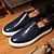 billige Herresneakers-Slip-on herresneakers med vævet mønster – stilfuld kurveflettet tekstur med hvid sål, komfortable afslappet sko til hverdag og street style
