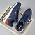 billige Herresneakers-Brune og marineblå herresneakers med luftpude – åndbare, lette sportssko med stødabsorbering til daglig gå- og træningstræning i fitnesscentret og byrejser