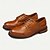 abordables Chaussures de Costume Classiques-Chaussures derby en cuir beige pour homme avec couture Goodyear et design épuré - chaussures habillées élégantes pour événements formels, de mariage et d&#039;affaires