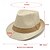 economico Cappelli per feste-Cappello da jazz britannico, da uomo, con protezione solare, da spiaggia, da mare, di paglia, casual