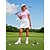 levne Dámské golfové boty-Dámské růžové golfové boty – klasické tenisky na šněrování pro outdoorové sporty, golfové turnaje a ležérní country club styl