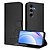 baratos Capa Samsung-telefone Capinha Para Samsung Galaxy S24 S23 S22 S21 Ultra Plus A55 5G A73 A53 A71 A13 A51 Capa para Cartão Wallet Com Suporte Zíper Proteção de corpo inteiro Retro TPU Couro PU