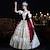 ieftine Rochii-Epocă Rococo Renascentist Maxi Rochii Normal Juliet Prințesă Mireasă Plisată Cu Volane Prințesă Rotund Costume de fancy Pentru femei Halloween Carnaval Mascaradă Performanță Petrecere Halloween Adulți