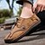 tanie Tenisówki i trampki męskie-męskie trampki outdoorowe w kolorze brązowym, sznurowane, z przewiewną cholewką z siateczki, antypoślizgową gumową podeszwą i amortyzowaną wkładką do uprawiania turystyki pieszej, wędrówek po szlakach i przygód na świeżym powietrzu