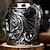 cheap Mugs &amp; Cups-Medieval Dragon Beer Mug,Oktoberfest Gift Mug 3D Embossed Stainless Steel Coffee Cup,Oktoberfest Gift for Men Retro Tea Tankard, High Aesthetic Water Mug