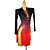 baratos Roupa de Dança Latina-Vestido de dança latina com borlas e strass, vestidos de competição de salsa com manga comprida para mulheres, roupas de dança rumba