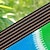 voordelige Kampeermeubilair-Zonneschermnet, ademend, kleurrijk gestreept en duurzaam plastic zonneschermdoek met hoge dichtheid voor terras, picknick, carport, tuin, veranda luifel