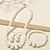 economico Parure di gioielli-Set di gioielli da sposa, 1 set di anelli con perle e zirconi, orecchini, collane, bracciali, eleganti e raffinati, per donna, set di gioielli per matrimonio, occasione speciale, quotidiano.