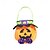 abordables Regalos-Bolsa de dulces de calabaza de Halloween de 4 piezas para niños, bolsa redonda de truco o trato con sombrero, bolsa de regalo reutilizable para suministros y decoraciones de fiesta de Halloween