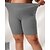 billige Sport Plussize &amp; Graviditet-Dame pilatesleggings sportsbukser Yoga Leggings Lomme Lettvekt Pilates Treningsstudio Løp Shorts Mørkegrå Store størrelser sport Sportsklær Mikroelastisk