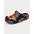 abordables Sandales de Vacances-Sabots à enfiler en cuir violet à motif floral pour femme avec application de fleurs 3D – chaussures confortables bohèmes vintage pour les loisirs, le jardinage et les voyages