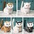 abordables Peluches-Precioso muñeco de peluche de gato con sonido, ideal como decoración para niños.