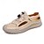 economico sandali da esterno-Sneakers casual da uomo marroni con lacci, design a rete e comoda ammortizzazione per l&#039;uso quotidiano