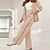 preiswerte Trainingsanzüge-Damen Trainingsanzug Hose mit weitem Bein Athleisure Herbst Langarm Winddicht Fitnessstudio Training Sport Sportbekleidung Sportkleidung Streifen Cachi scuro Schwarz Weiß