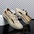 economico sandali da esterno-Sneakers casual da uomo marroni con lacci, design a rete e comoda ammortizzazione per l&#039;uso quotidiano