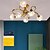 abordables Luces de techo-Lámparas de techo con formas geométricas, diseño en racimo de 50 cm, vidrio, cobre, latón industrial, estilo nórdico moderno, 110-120 V, 220-240 V