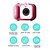 baratos Câmaras, Fotografia &amp; Vídeo-Nova câmera infantil s11 com tela de 2,4 polegadas e câmera dupla de alta definição de 4800 W, mini câmera digital infantil fofa de desenho animado