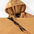 abordables sweats à capuche basiques pour hommes-Homme Sweat à capuche Noir Vert Véronèse Kaki À capuche Uni Patchwork Fermeture éclair Poche Avant Sport &amp; Loisir Occasionnel Quotidien Streetwear Frais Vêtements de sport Toutes saisons Vêtement