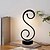 preiswerte Tischlampe-Tischlampe, moderne minimalistische Nachttischlampe, kreative Hopfenpferd-Form, dimmbar, Schlafzimmer, Wohnzimmer, Nachttischlampe, LED, schwarze Nachttischlampe