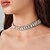 billige Halskjeder-Choker Halskjede Rhinstener Dame Elegant Kunstnerisk Luksus Klassisk Bryllup Sirkelformet Halskjeder Til Bryllup Fest